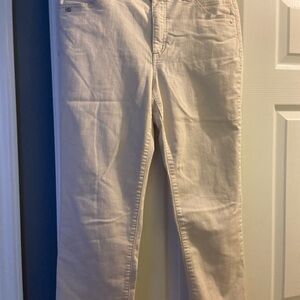 Democracy Cream Straight Leg Jeans Polished Look